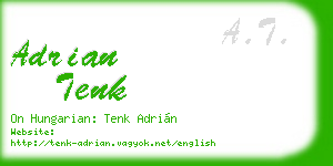 adrian tenk business card